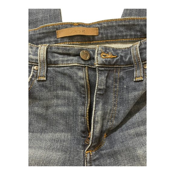 Joe's Jeans Women's Barb Cuff Mid Rise Crop Blue Jeans Size 25 Style 4500371793 - Picture 9 of 11